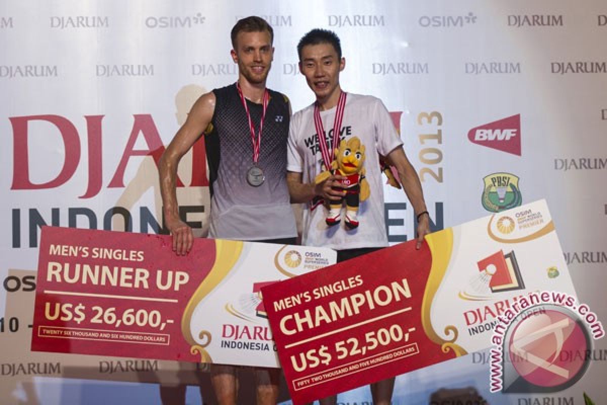 Chong Wei raih kemenangan kelima Indonesia Terbuka