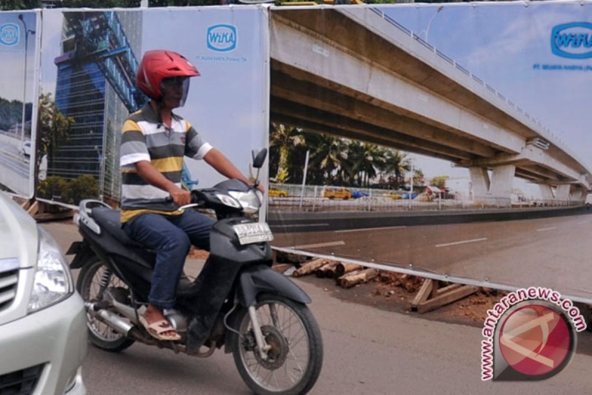 Pembangunan jalan layang Jakabaring selesai 55 persen