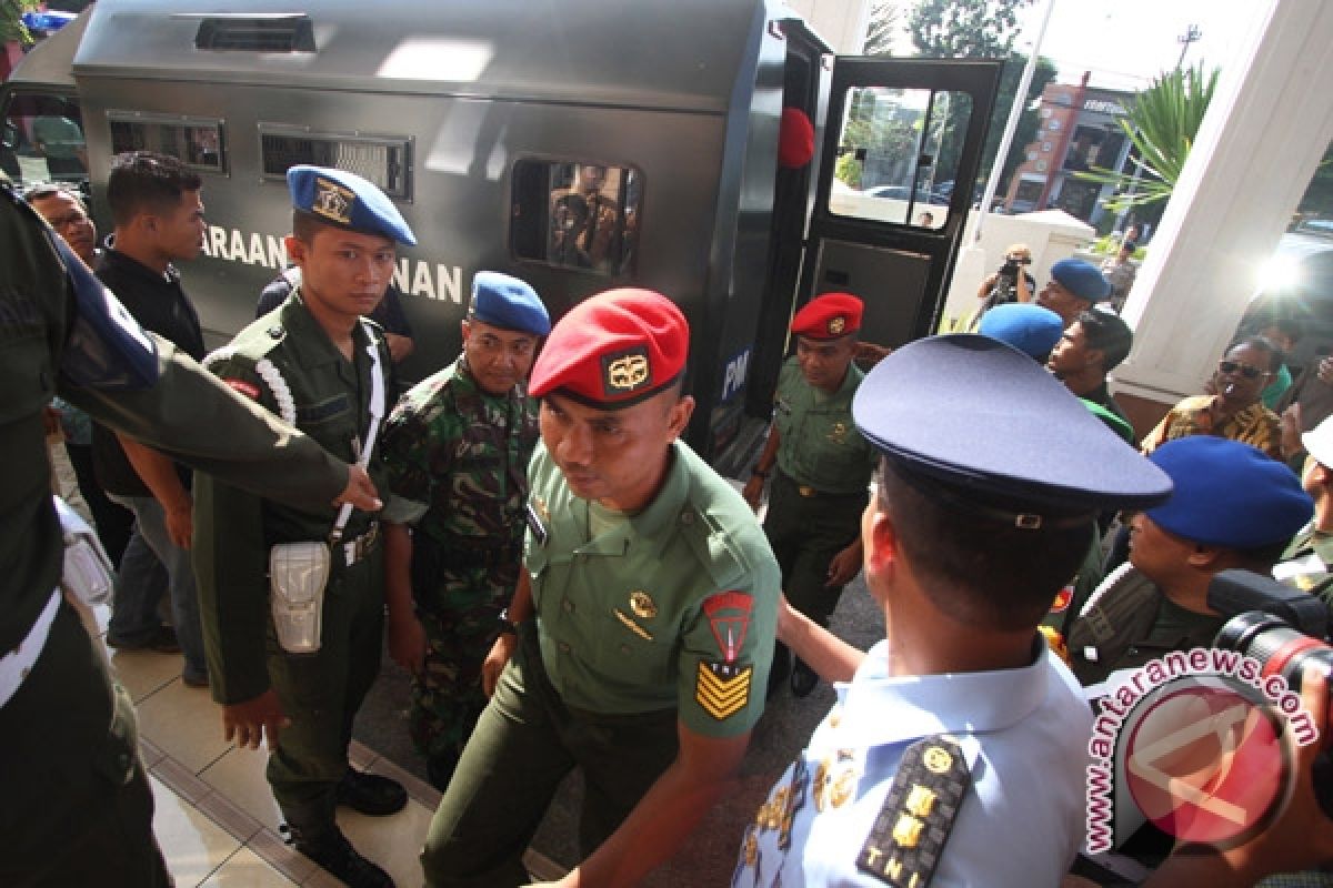 Sidang berkas empat kasus Cebongan berlangsung singkat 