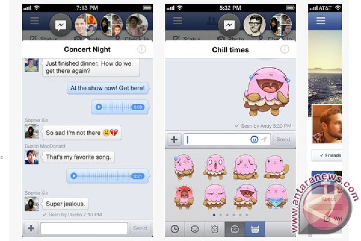 Facebook rilis aplikasi versi 6.2 untuk iOS