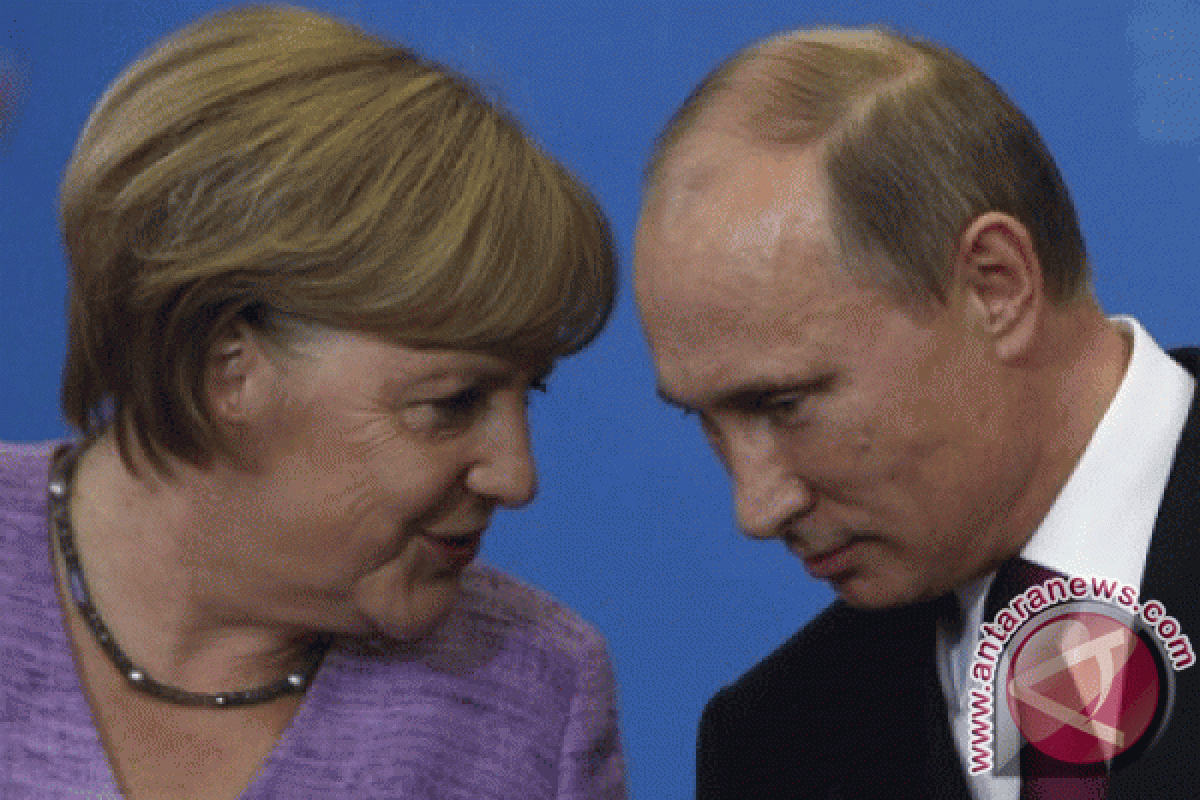 Kremlin: Putin-Merkel serukan pertahankan gencatan senjata Ukraina