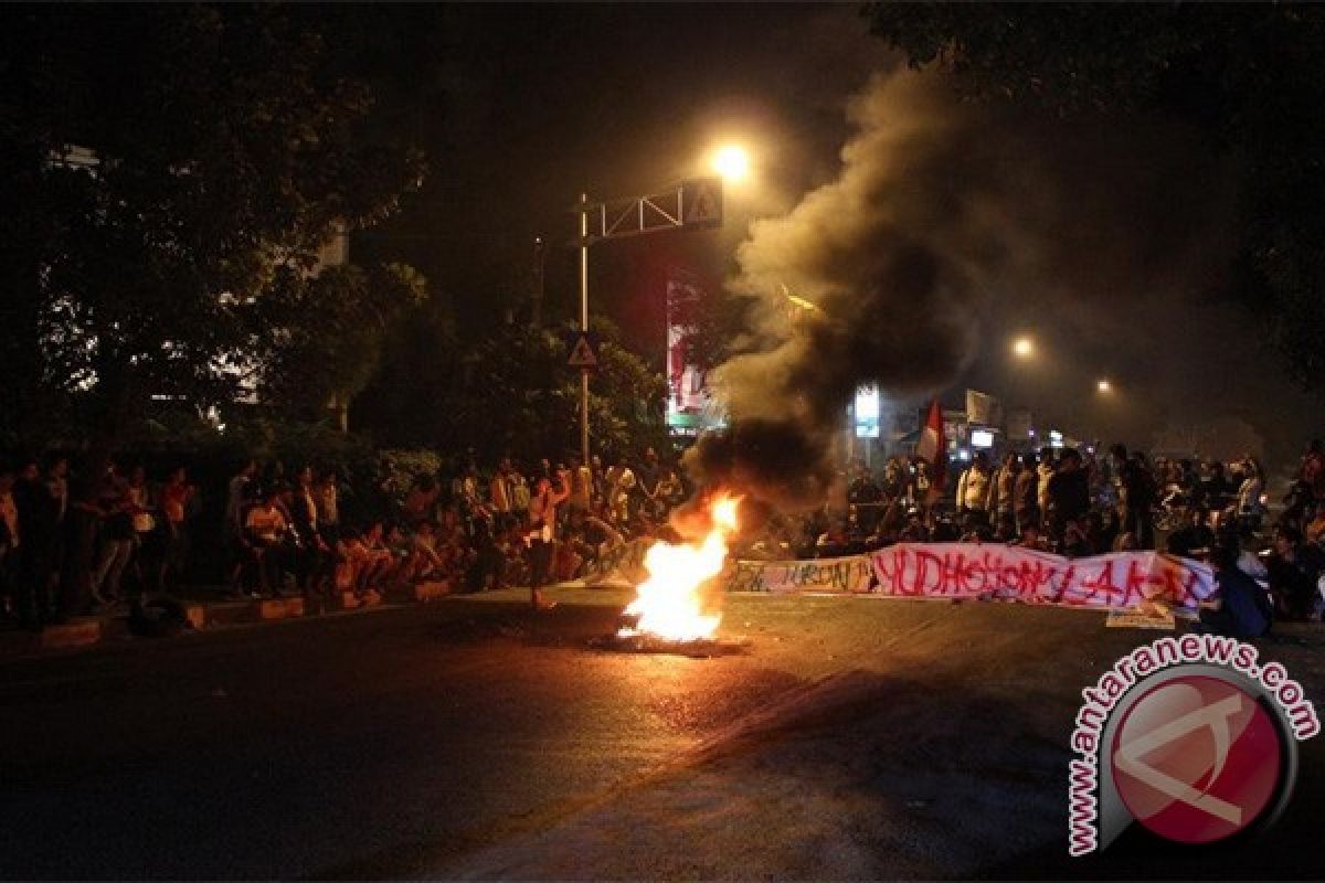 Sejumlah unjuk rasa masih berlangsung di Jakarta