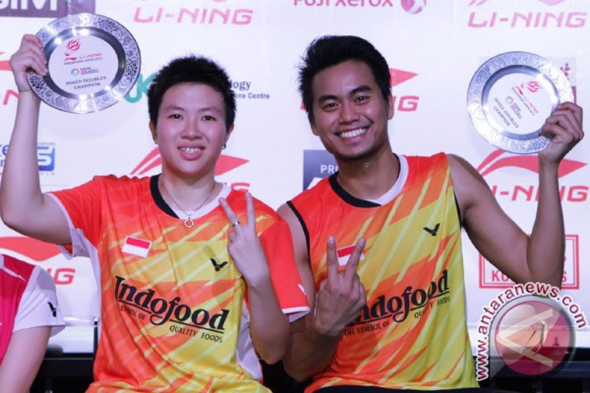 Tontowi/Liliyana wins Singapore Badminton Open champion title