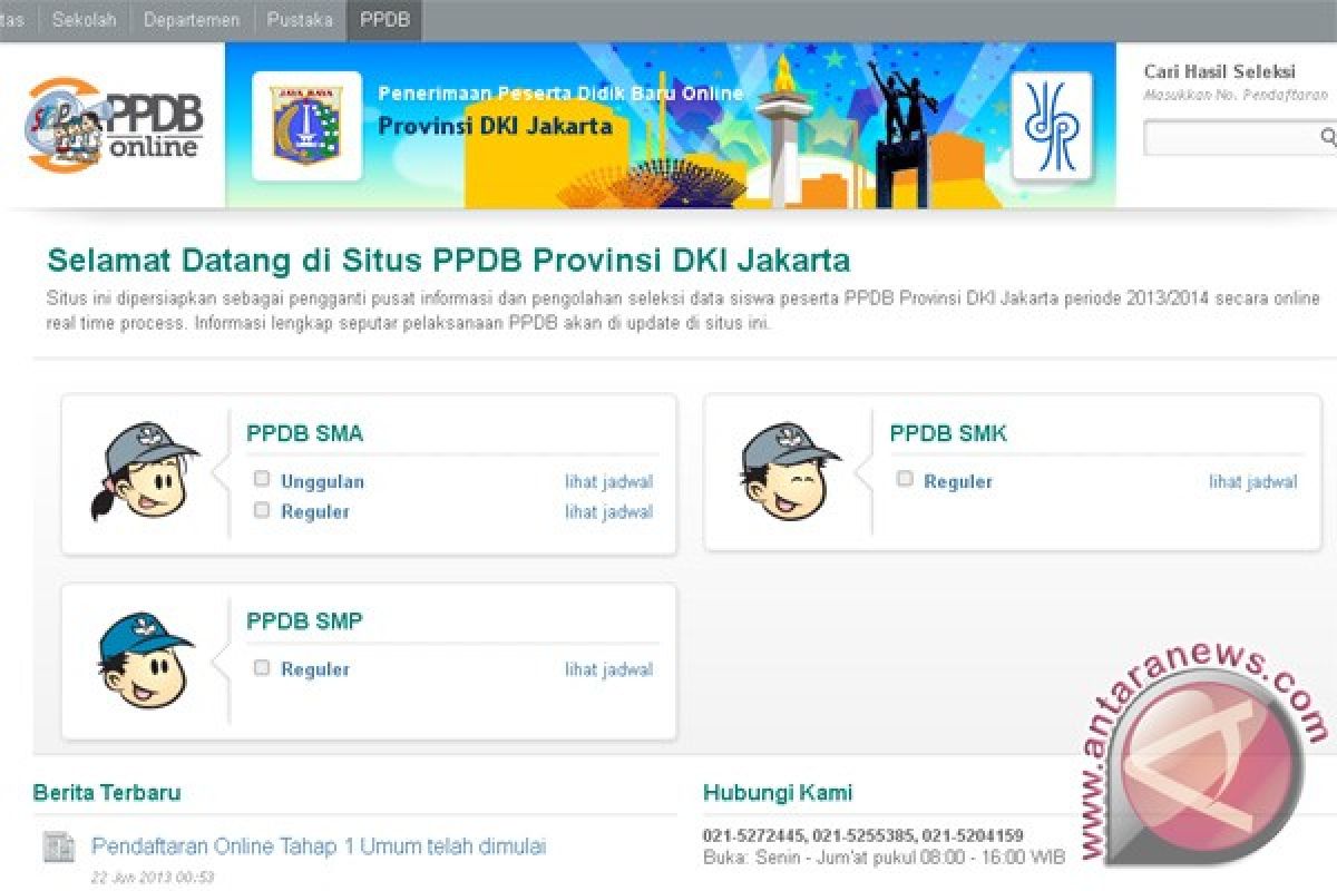 Daftar sekolah anak via online, sertakan dokumen kependudukan