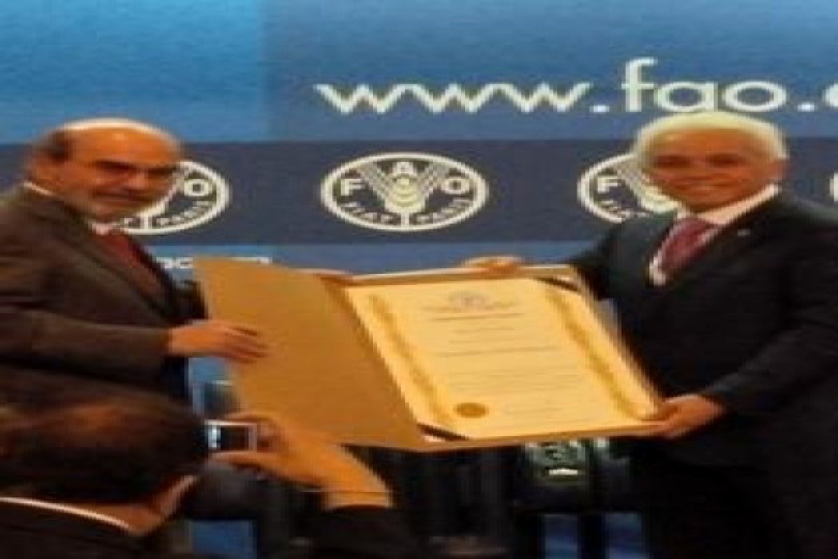 Indonesia Terima Penghargaan Dari FAO