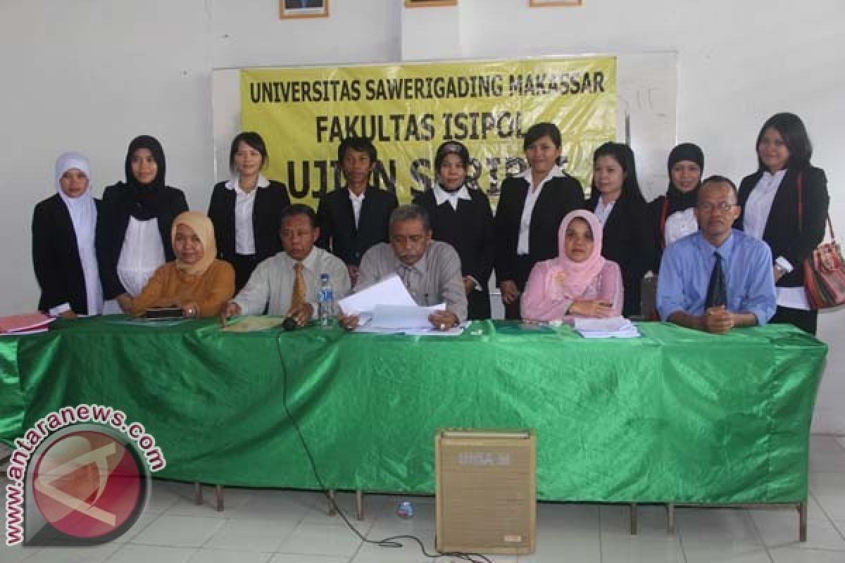 Fisip Universitas Sawerigading  Hasilkan 23 Sarjana Baru