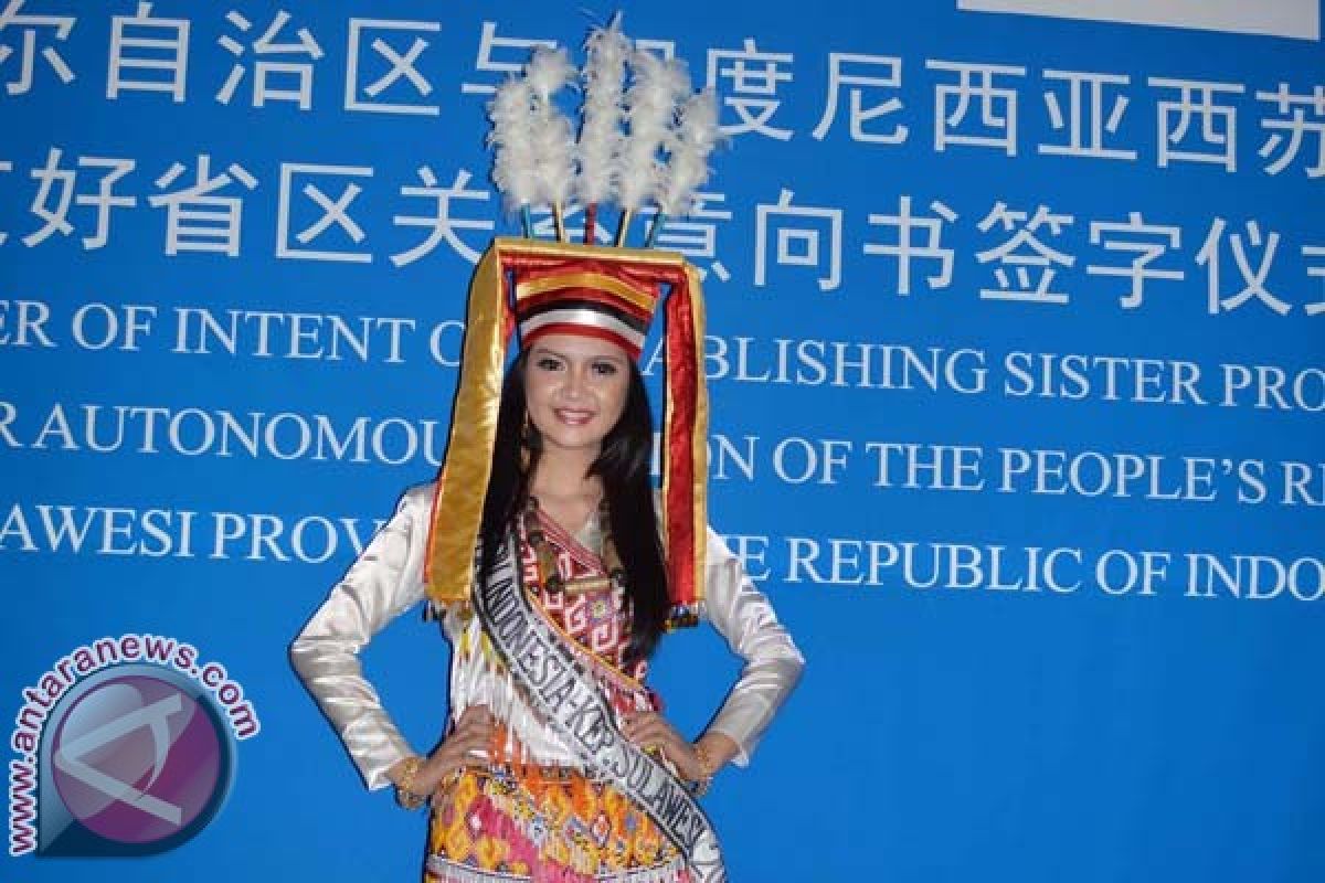 Putri Indonesia Sulbar Promosikan Budaya ke China 
