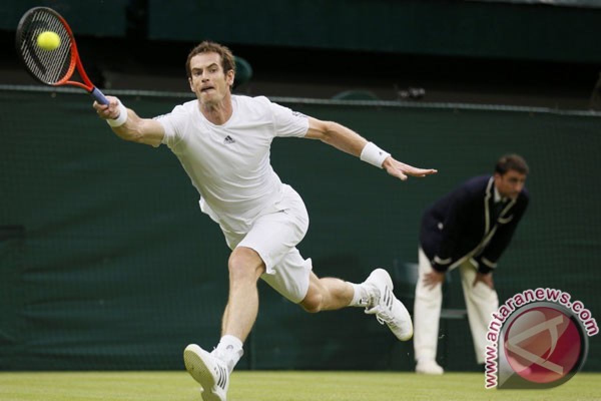 Murray lolos ke 16 besar turnamen Wimbledon