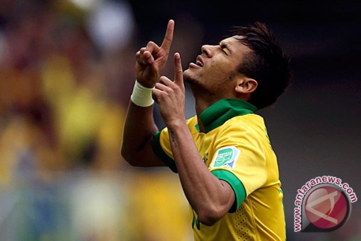 Brazil 'libas' Rusia 3-0 dalam laga persahabatan
