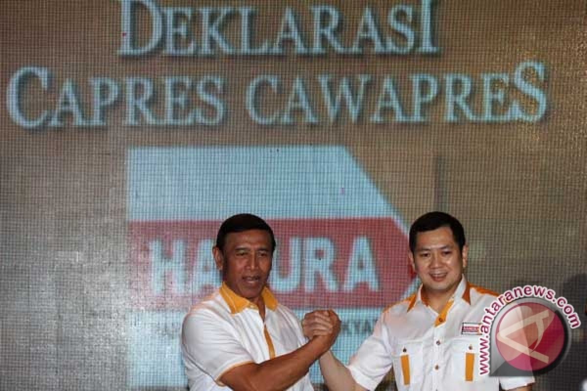 Hanura resmi usung Wiranto-Hary Tanoe untuk pemilu