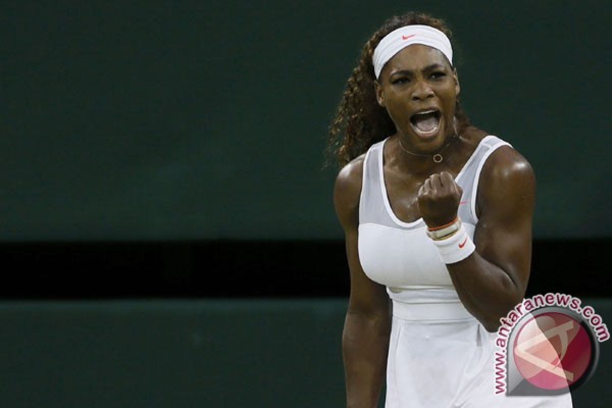 Serena menuju putaran ketiga Wimbledon