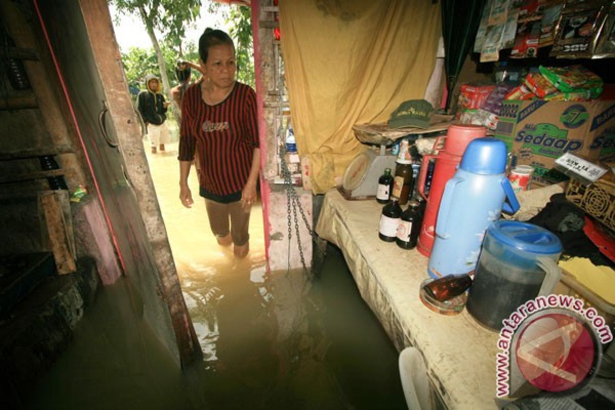 Bogor dilanda banjir dan pohon tumbang