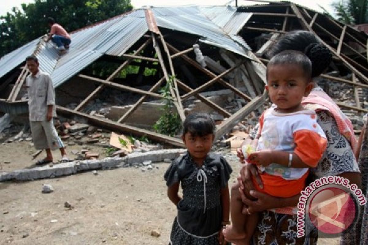 Pengungsi gempa Aceh capai 52.113 jiwa
