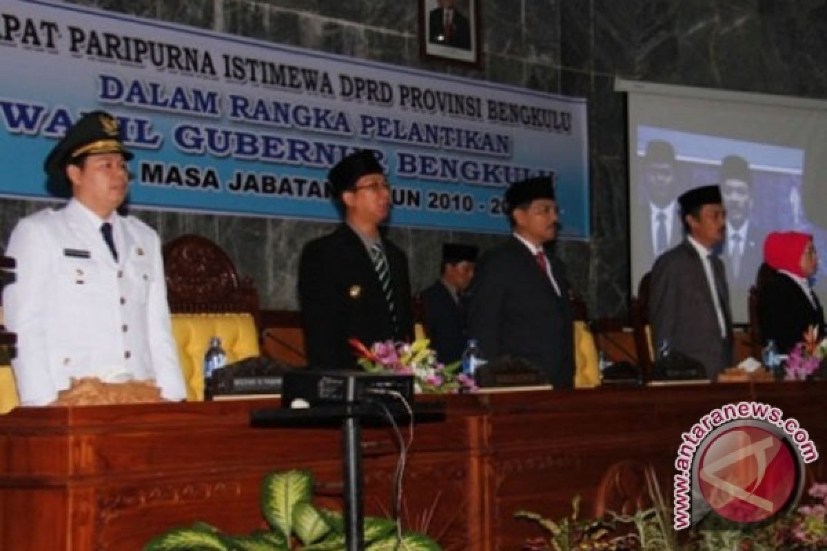 Paripurna pelantikan Wagub Bengkulu berlangsung khidmat