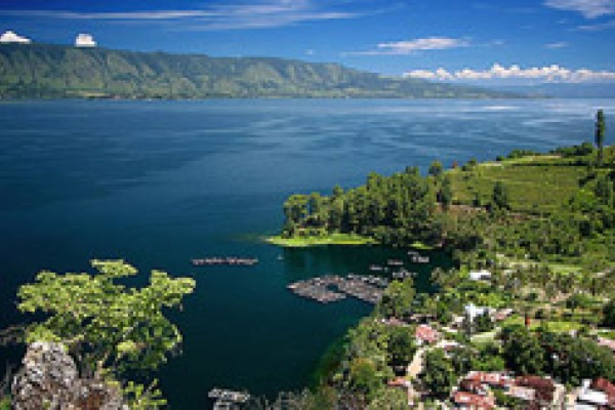 Danau Toba dibersihkan dari Eceng Gondok