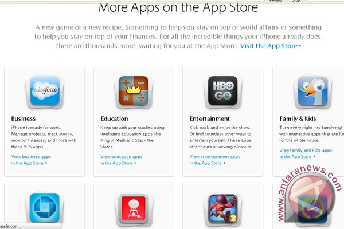 App Store raup 1,1 miliar dolar AS selama musim liburan