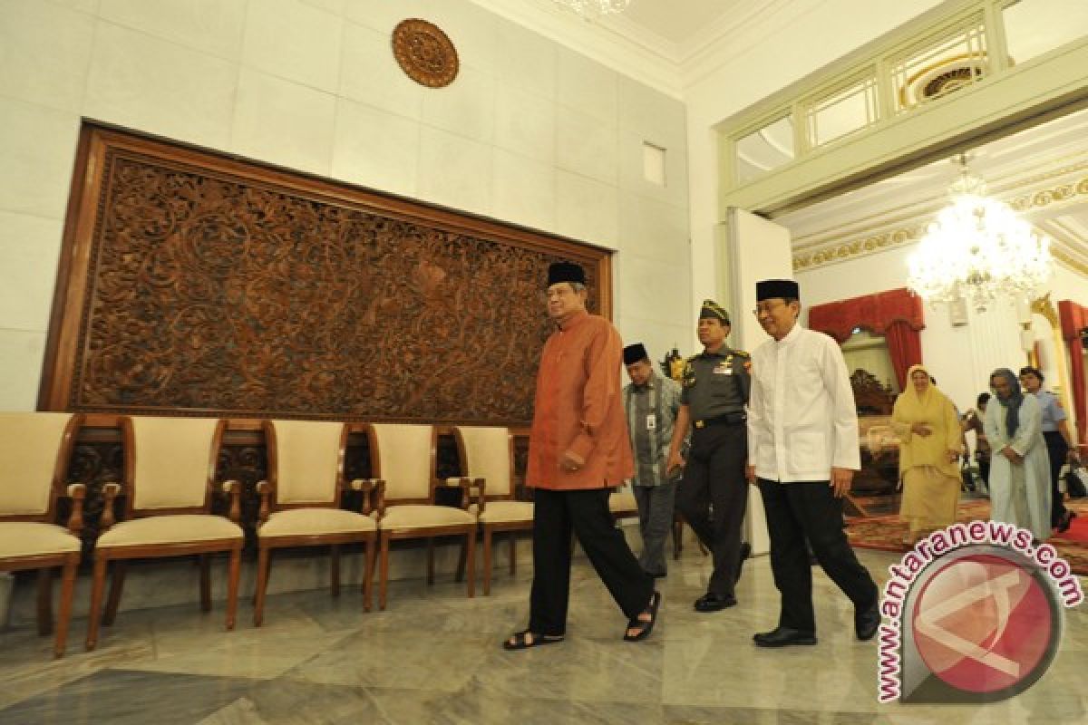 Prabowo hadiri open house presiden