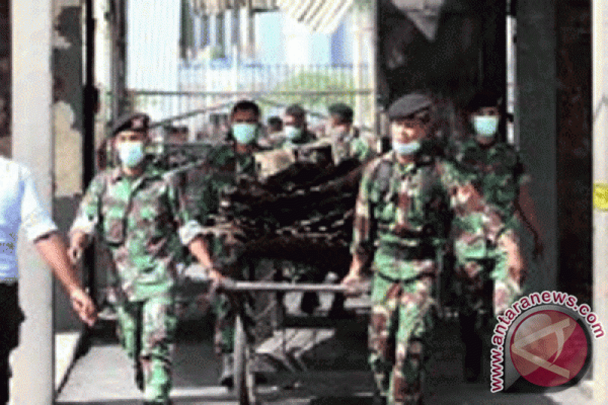 TNI dan polisi simulasi pengamanan LP Tabanan