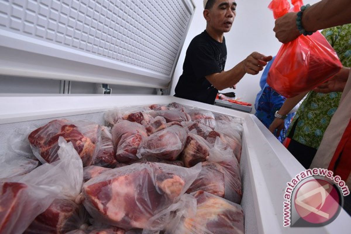 3.000 ton daging impor masuk pasar hingga Lebaran