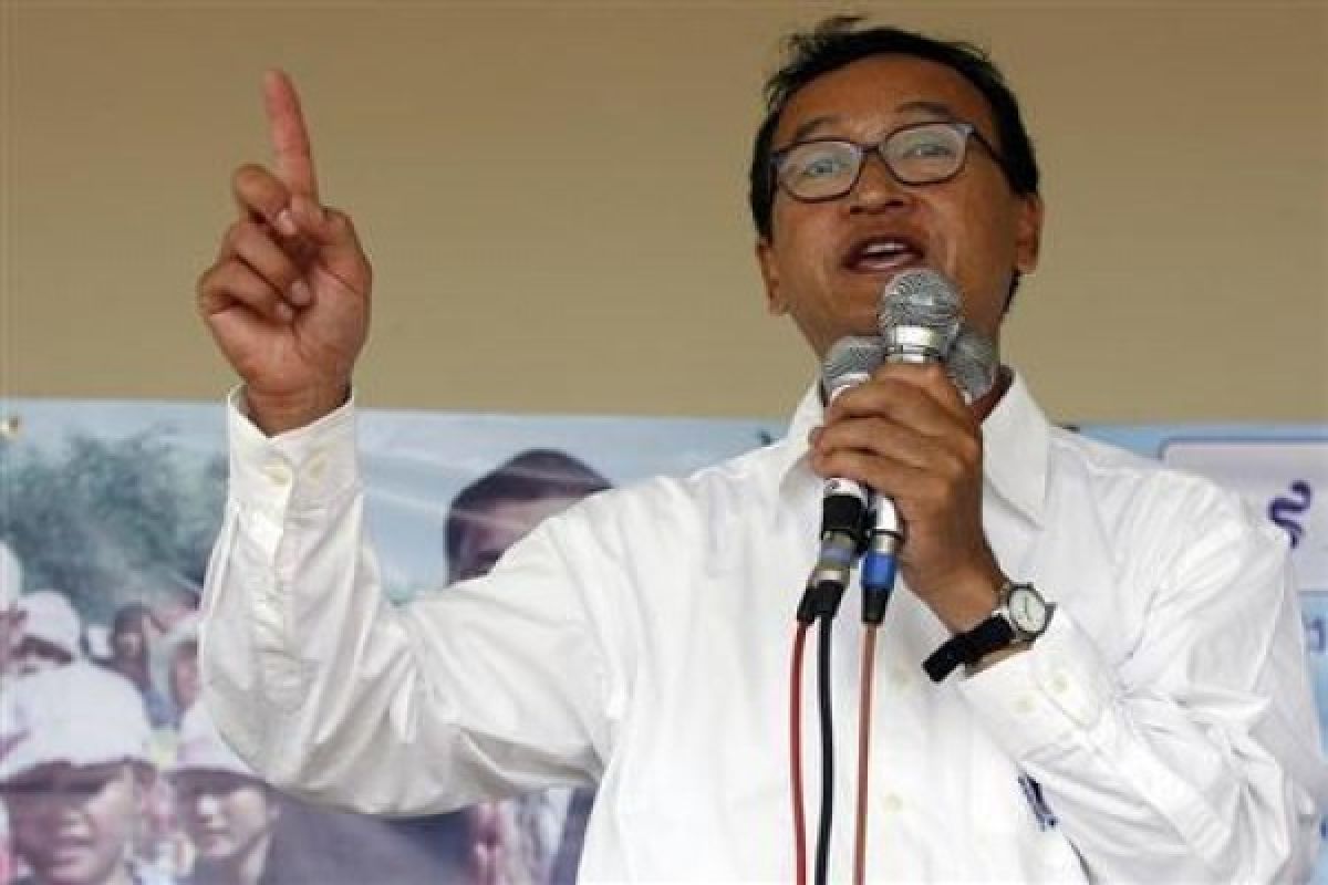 Oposisi Kamboja unjuk rasa untuk protes hasil pemilu