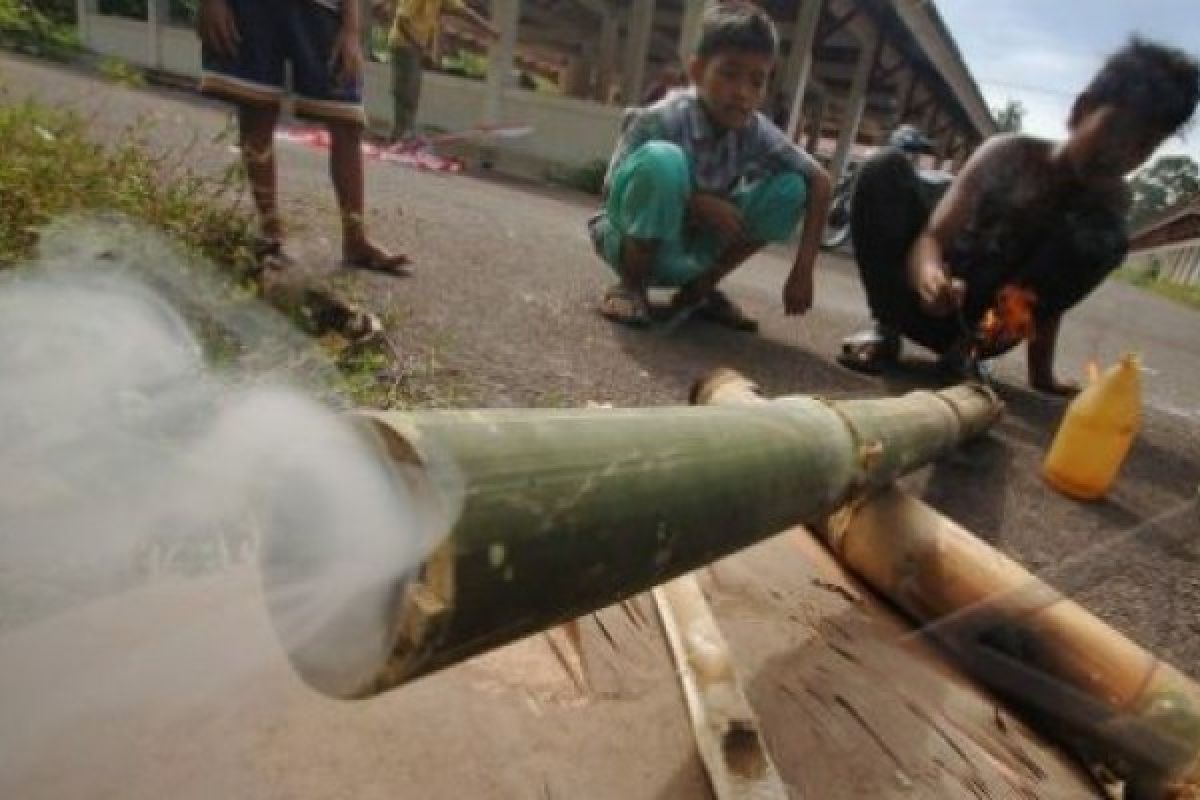 Pasaman Siap Pecahkan Rekor MURI Meriam Bambu