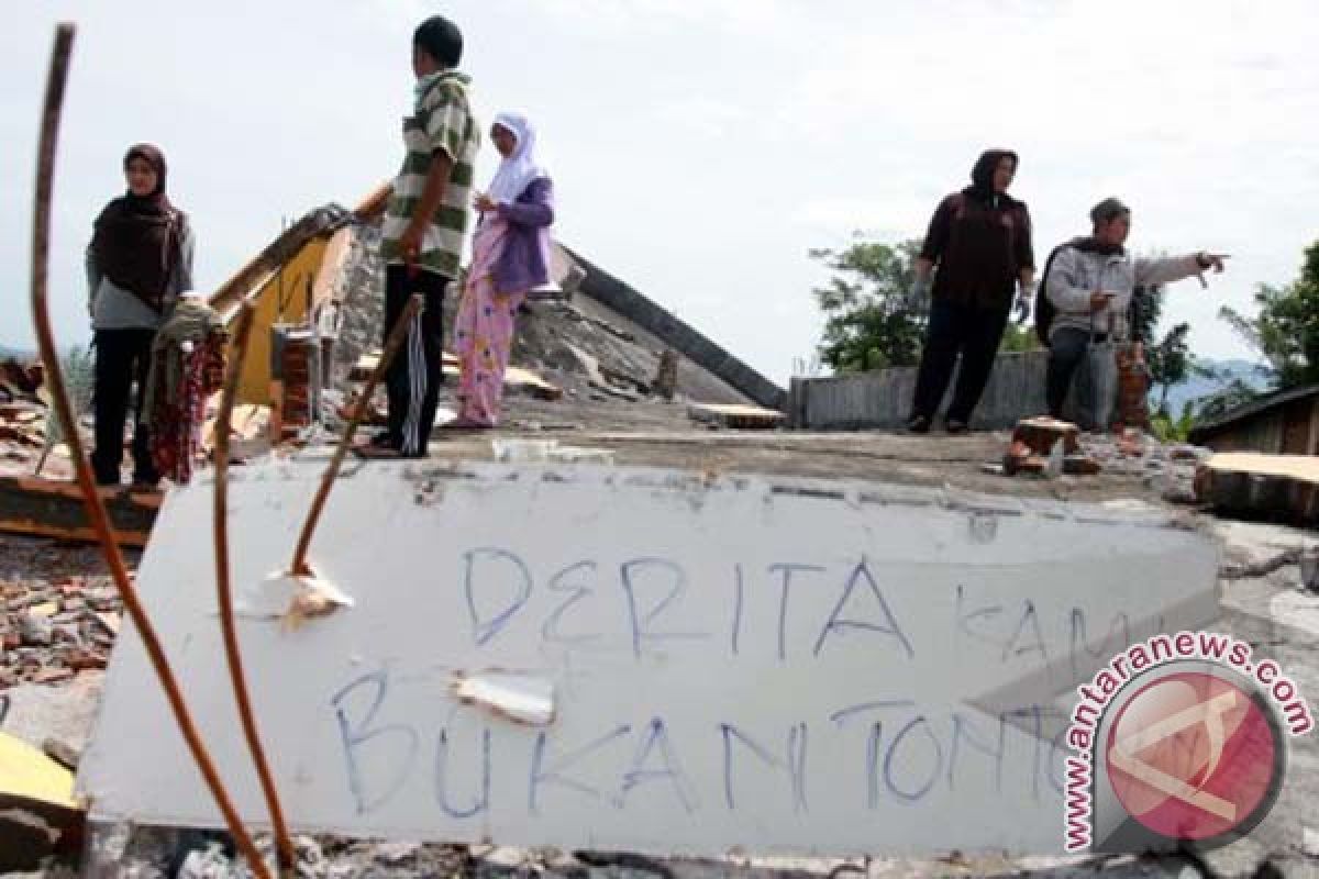 48.563 Korban Gempa Aceh Tengah Mengungsi