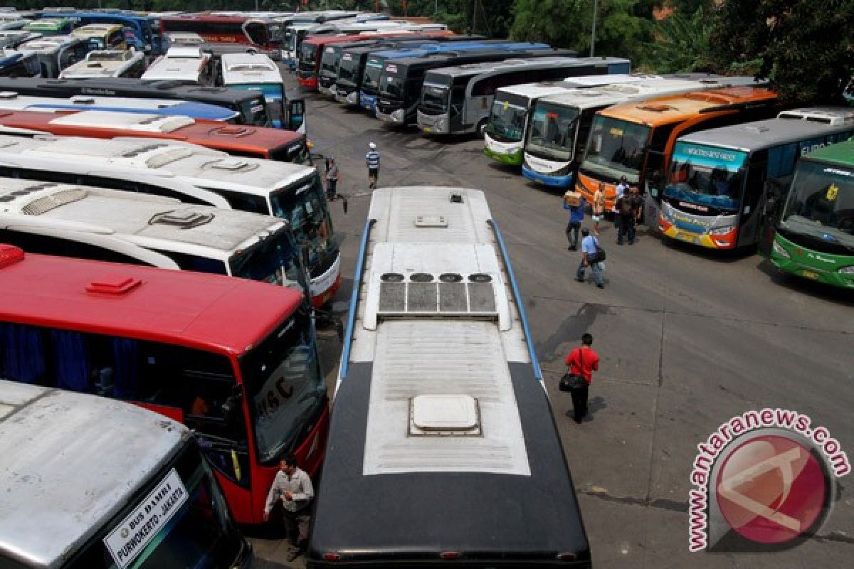 2.568 bus di banten siap layani arus mudik