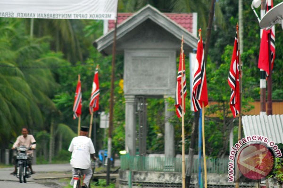 Kodim Pekalongan sita ribuan Bendera GAM