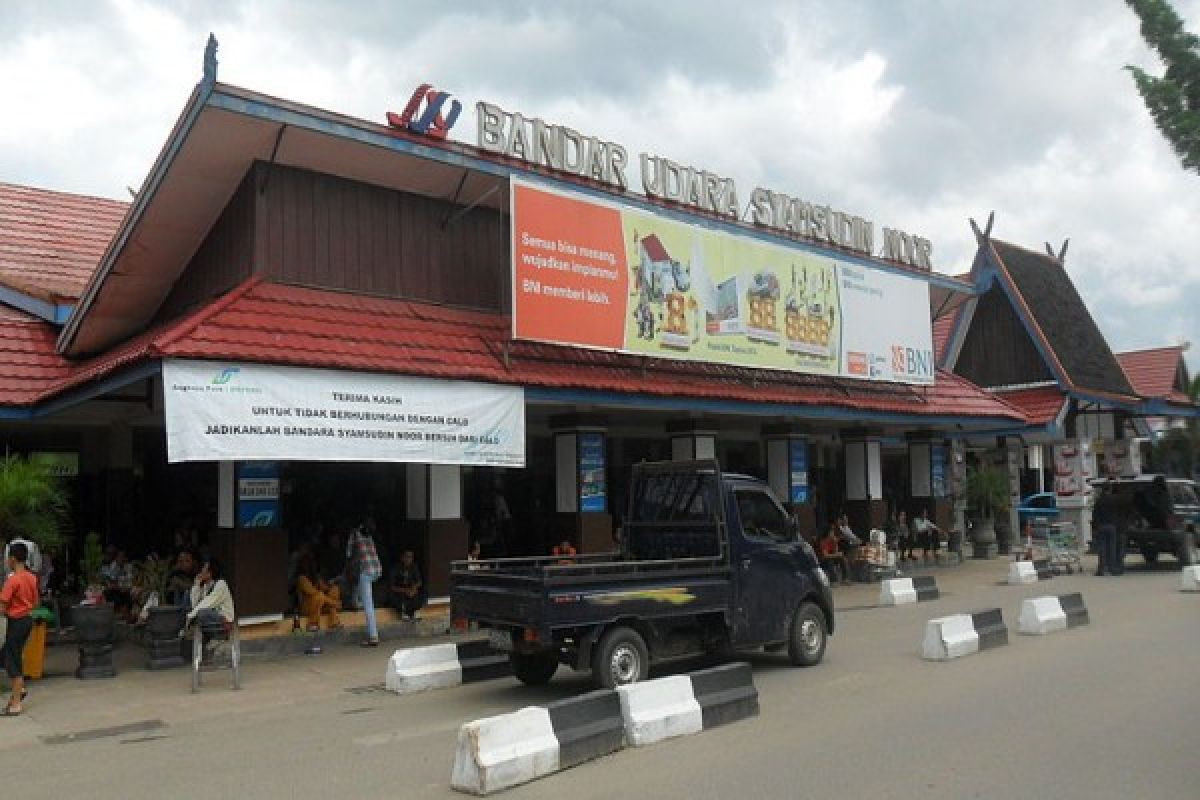 Penumpang di Bandara Syamsudin Noor capai 13.431 orang