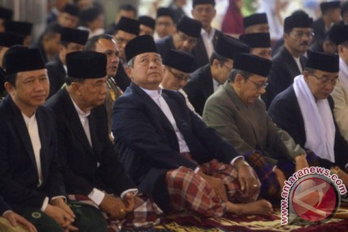 Presiden SBY tunaikan sholat Idul Adha di Istiqlal
