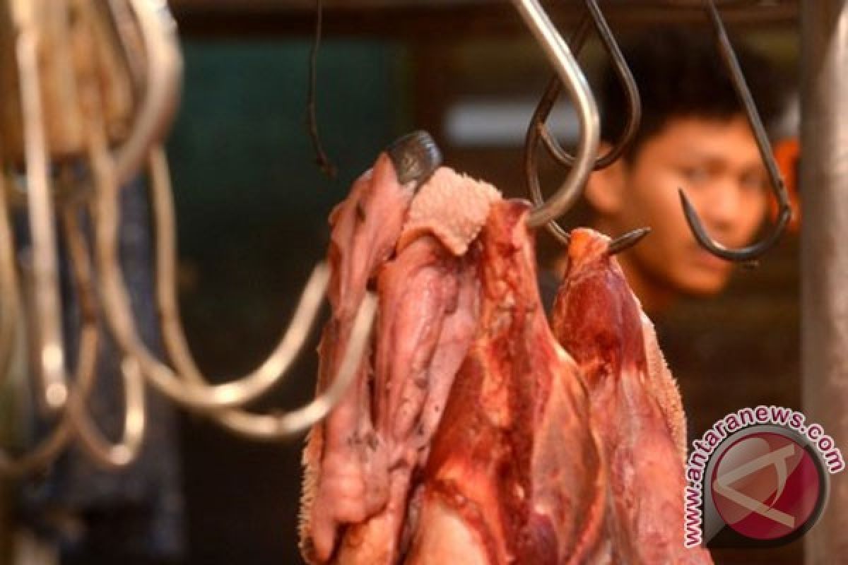 Wamentan: harga daging tinggi akibat tertahannya pemotongan