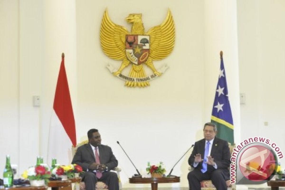 President Yudhoyono meets with Solomon Islands PM