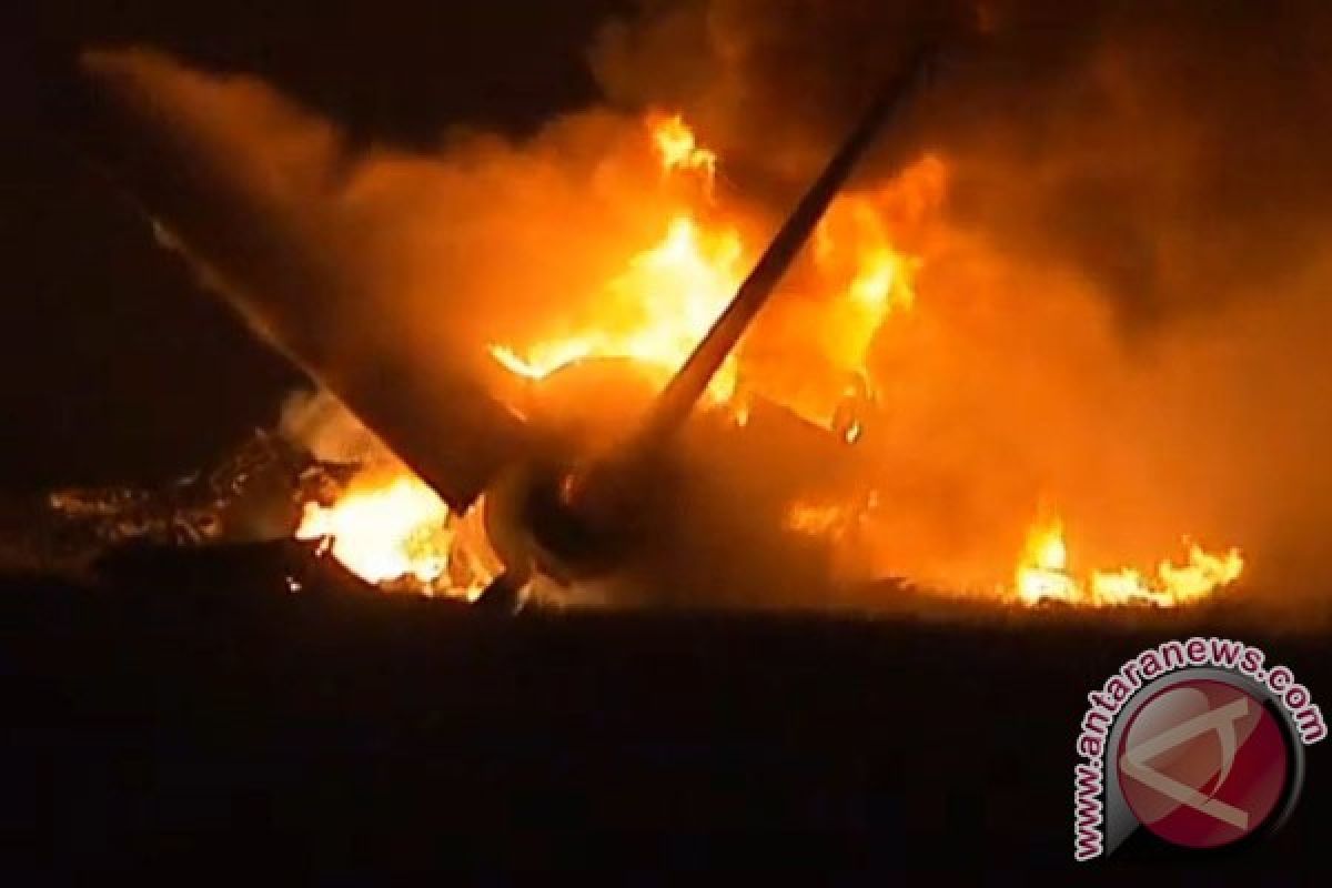 Pesawat barang AS jatuh di dekat bandara Alabama