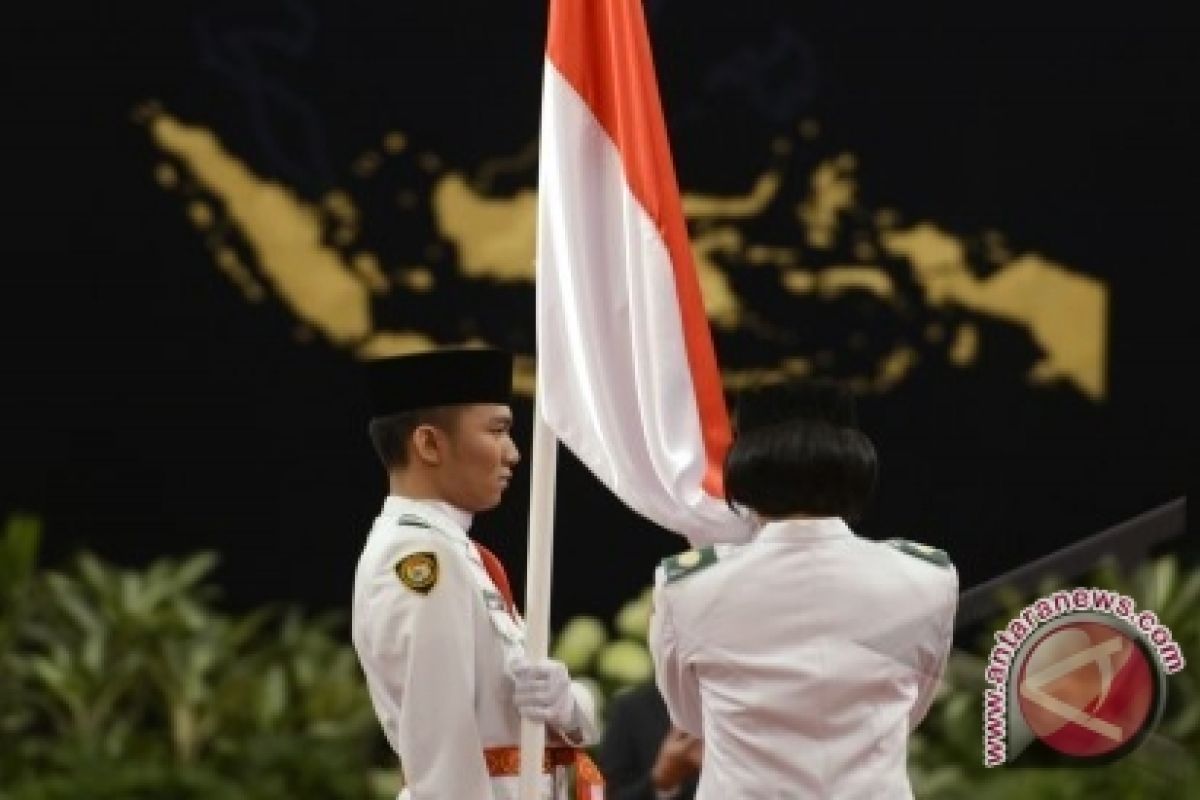 Anggota Paskibraka Kabupaten Gorontalo Utara Dikukuhkan