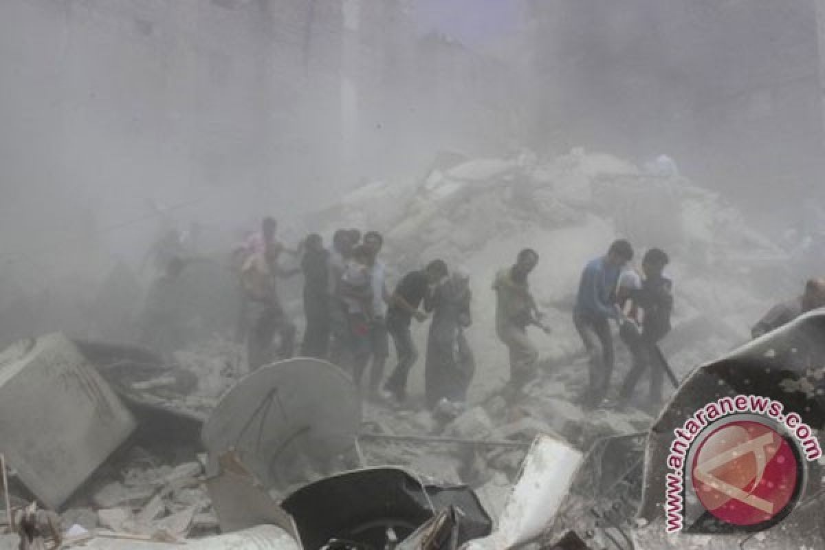 Serangan udara tewaskan 12 orang di Suriah