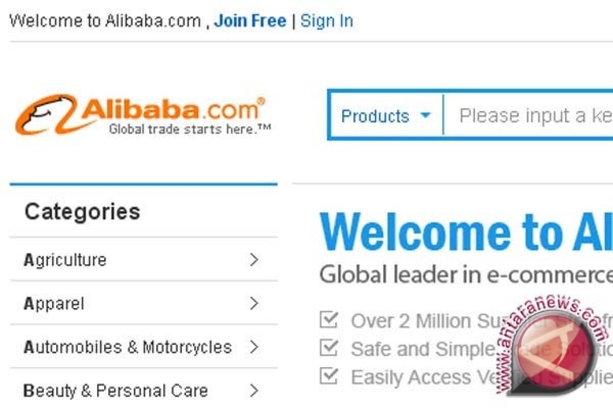 Platform Indonesia di Alibaba Telah Dikunjungi 400 Juta Netizen