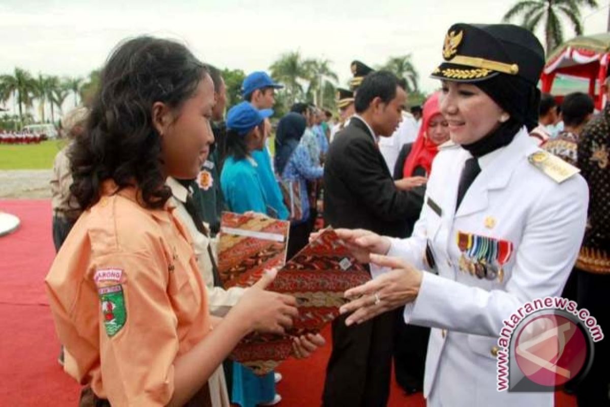 Komitmen Rita Pada Pramuka Berbuah Dharma Bakti