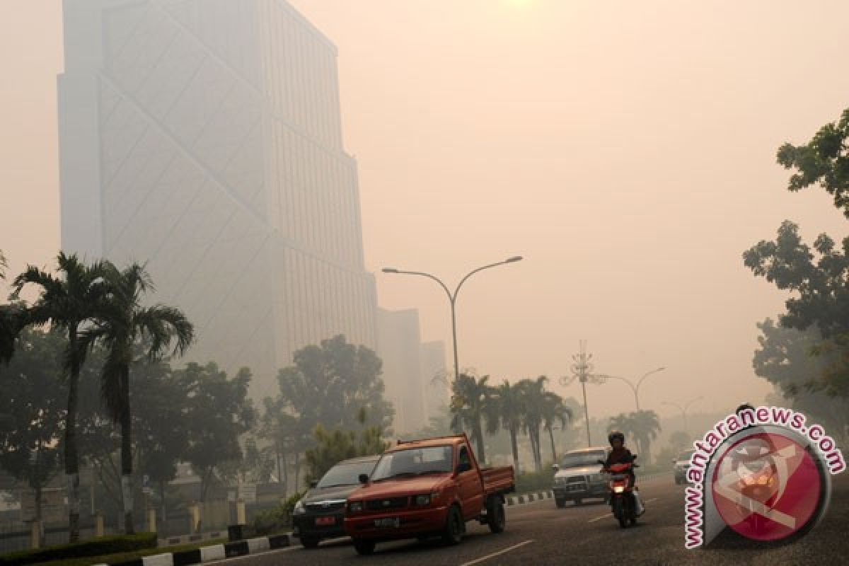 Kabut asap Riau meluas