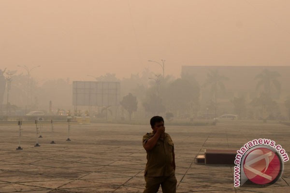 Kabut asap mulai selimuti kota Pontianak