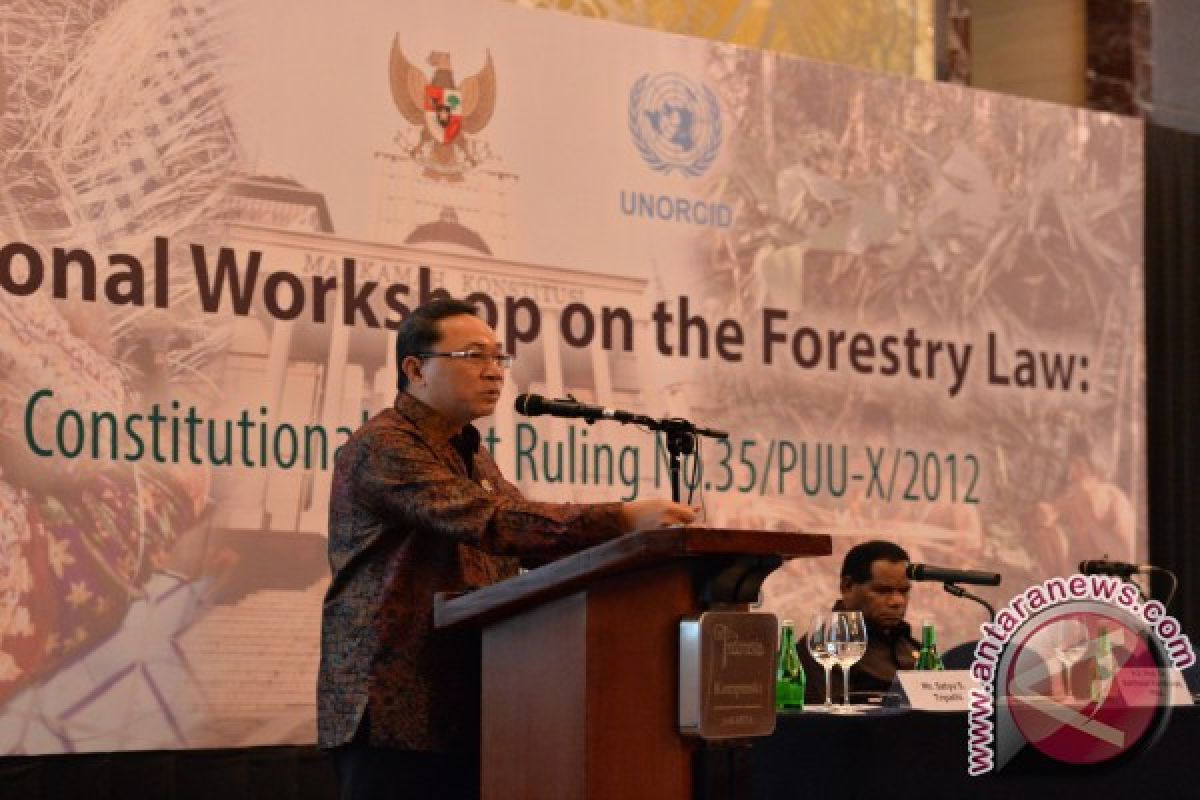 National Workshop on The Forestry Law Consultitutional Court Ruling No.35/PUU-X/2012