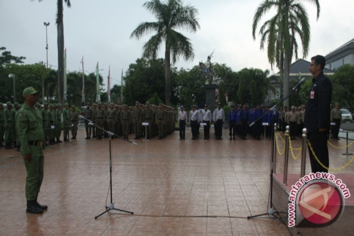 Apel Siaga, Satlinmas Sukseskan Pilgub 2013