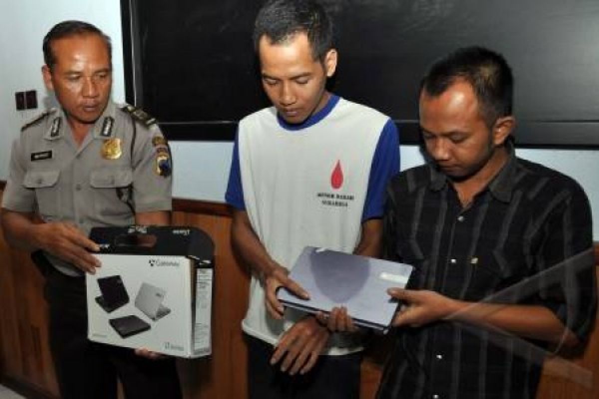Maling 'Laptop' Ditangkap