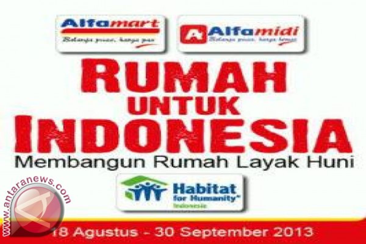 Alfamart Bangun 60 Ribu Rumah Keluarga Miskin