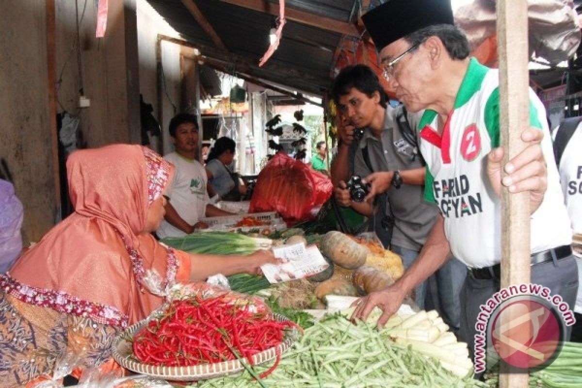 Farid-Sofyan Kembali Kunjungi Pasar 