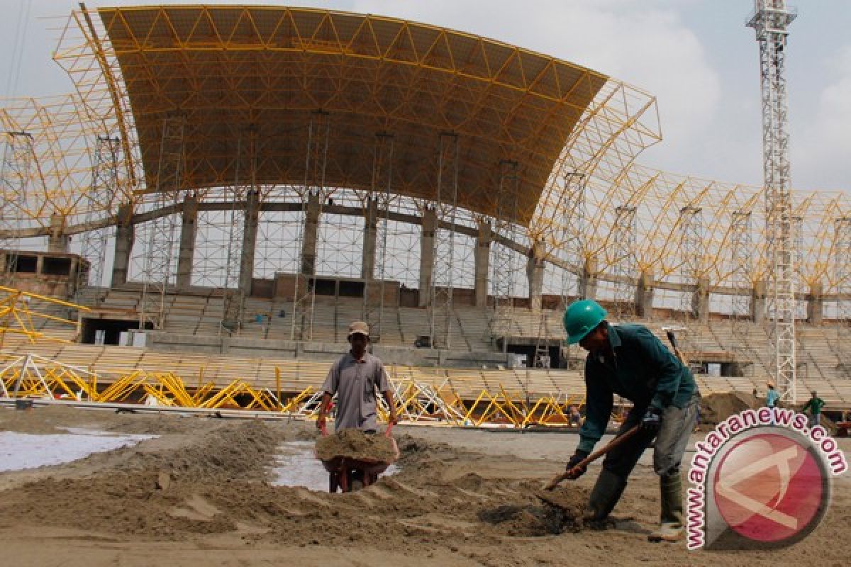 Pembangunan Stadion Bekasi mencapai 98 persen