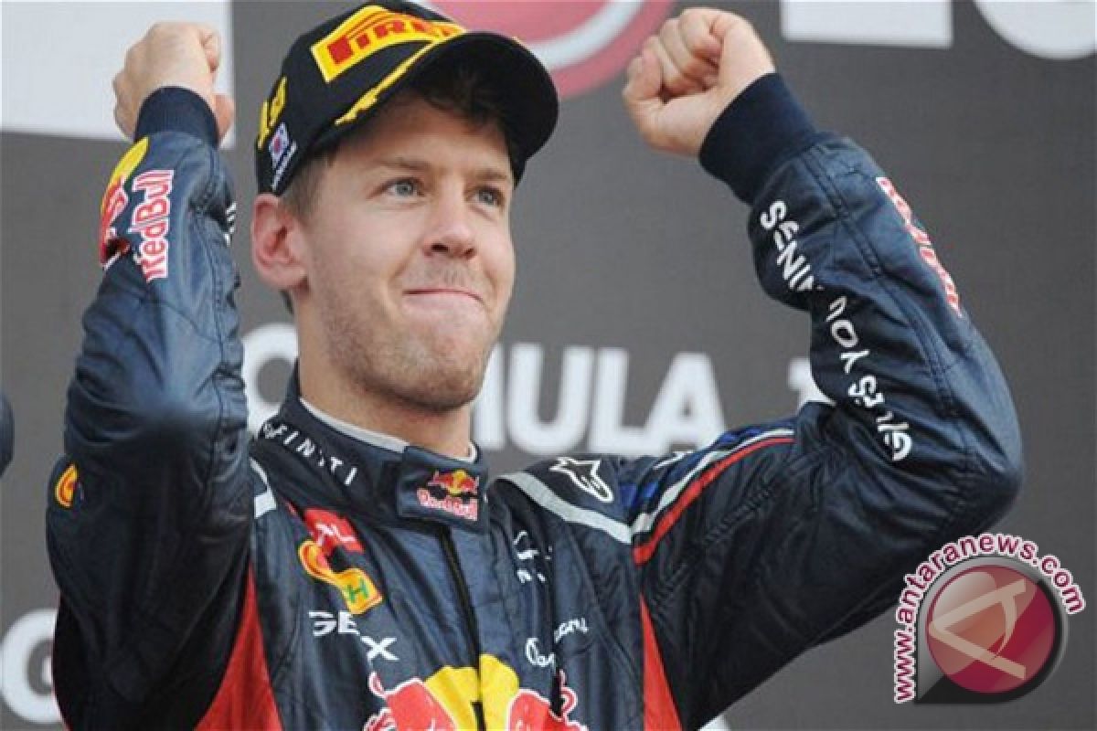 Sebastian Vettel memenangi Grand Prix Britania