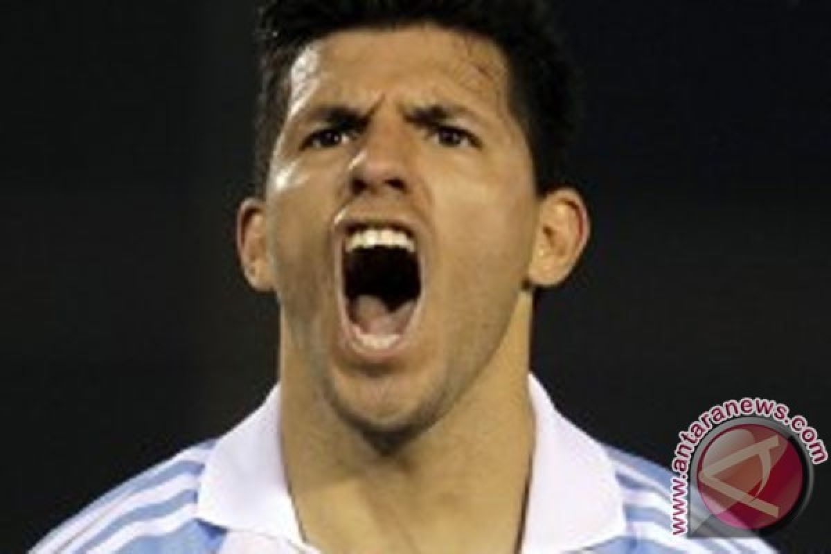Aguero beri kemenangan Argentina 2-0 atas Bosnia