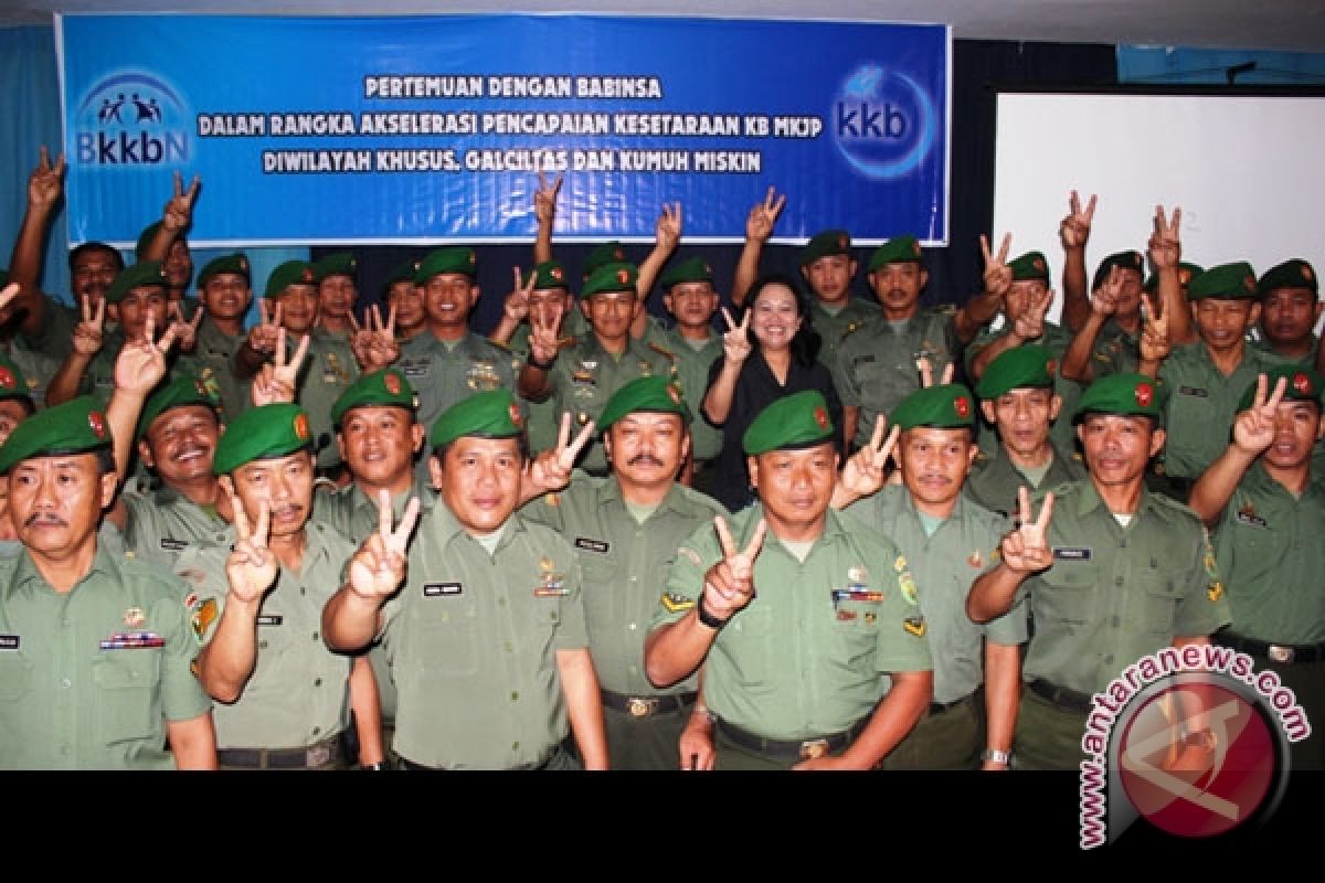 Presiden Jokowi berikan kenaikan tunjangan Babinsa