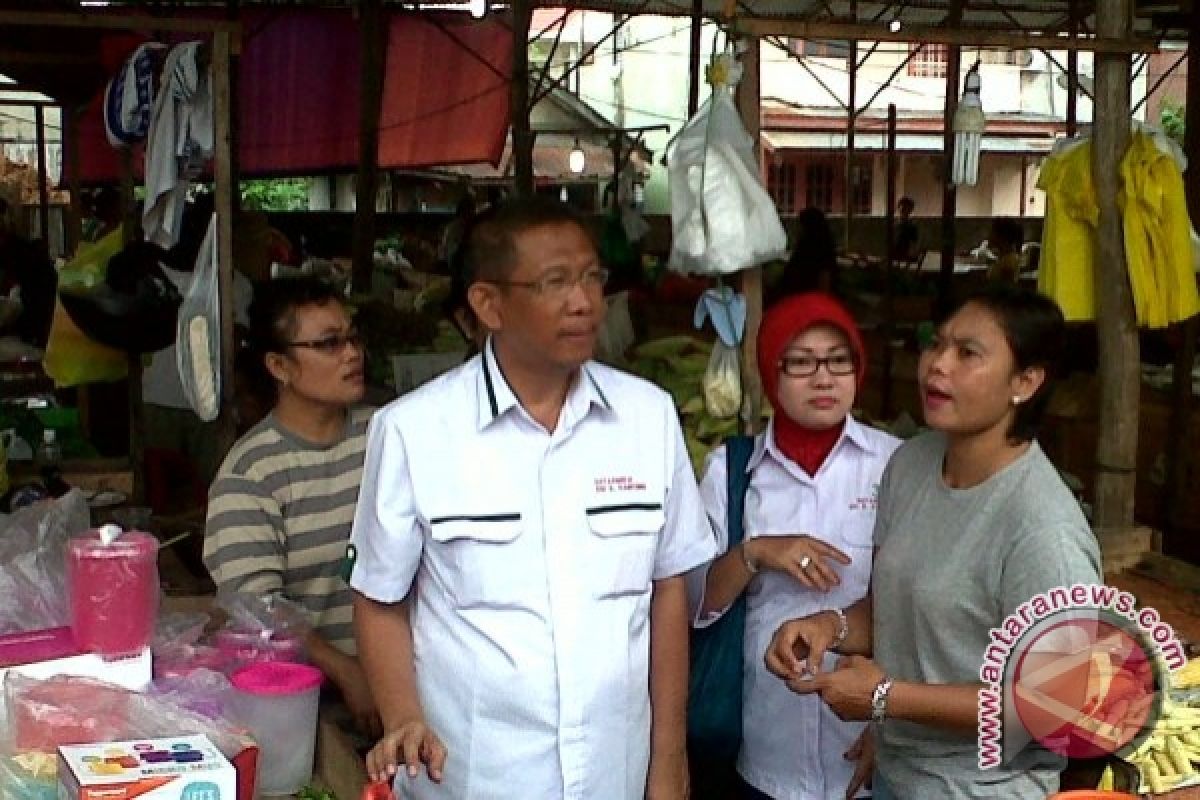 Calon Wali Kota Sutarmidji Kunjungi Pasar Flamboyan