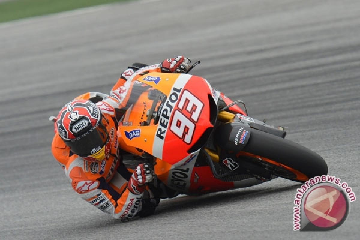 Marquez gagal pertahankan posisi terdepan di GP Amerika